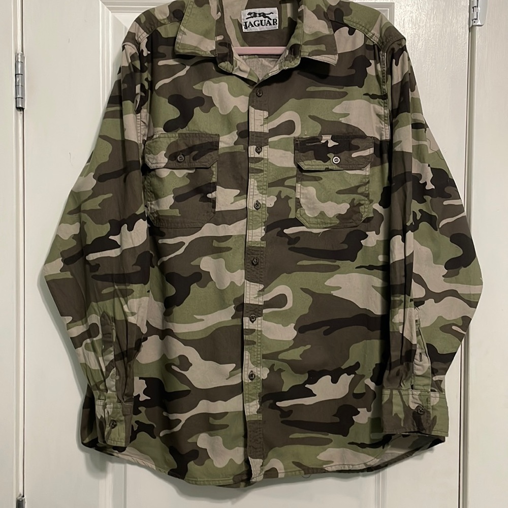 Jaguar men’s camouflage shirt